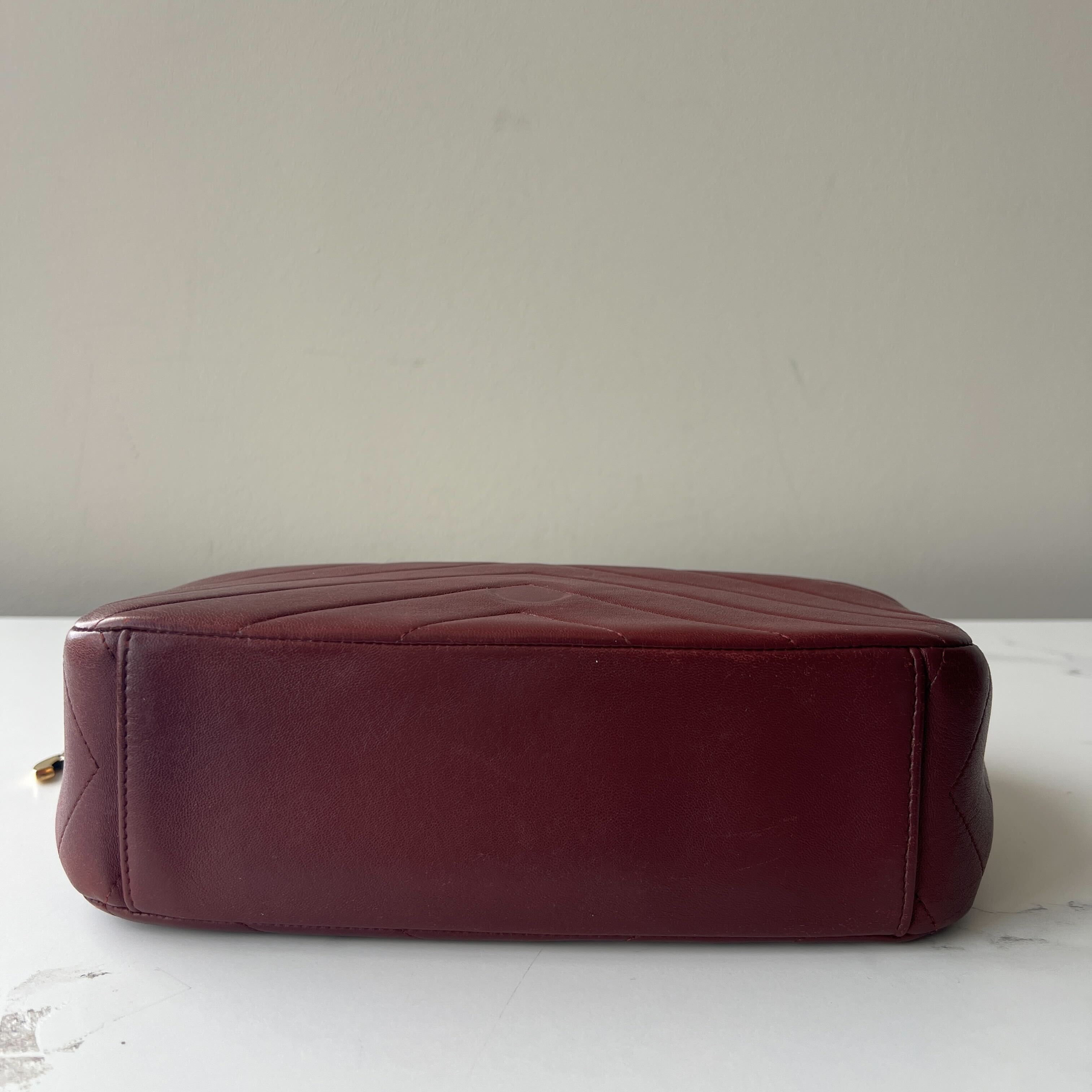 Chanel Chevron Camera Bag with Detachable Flap Wallet