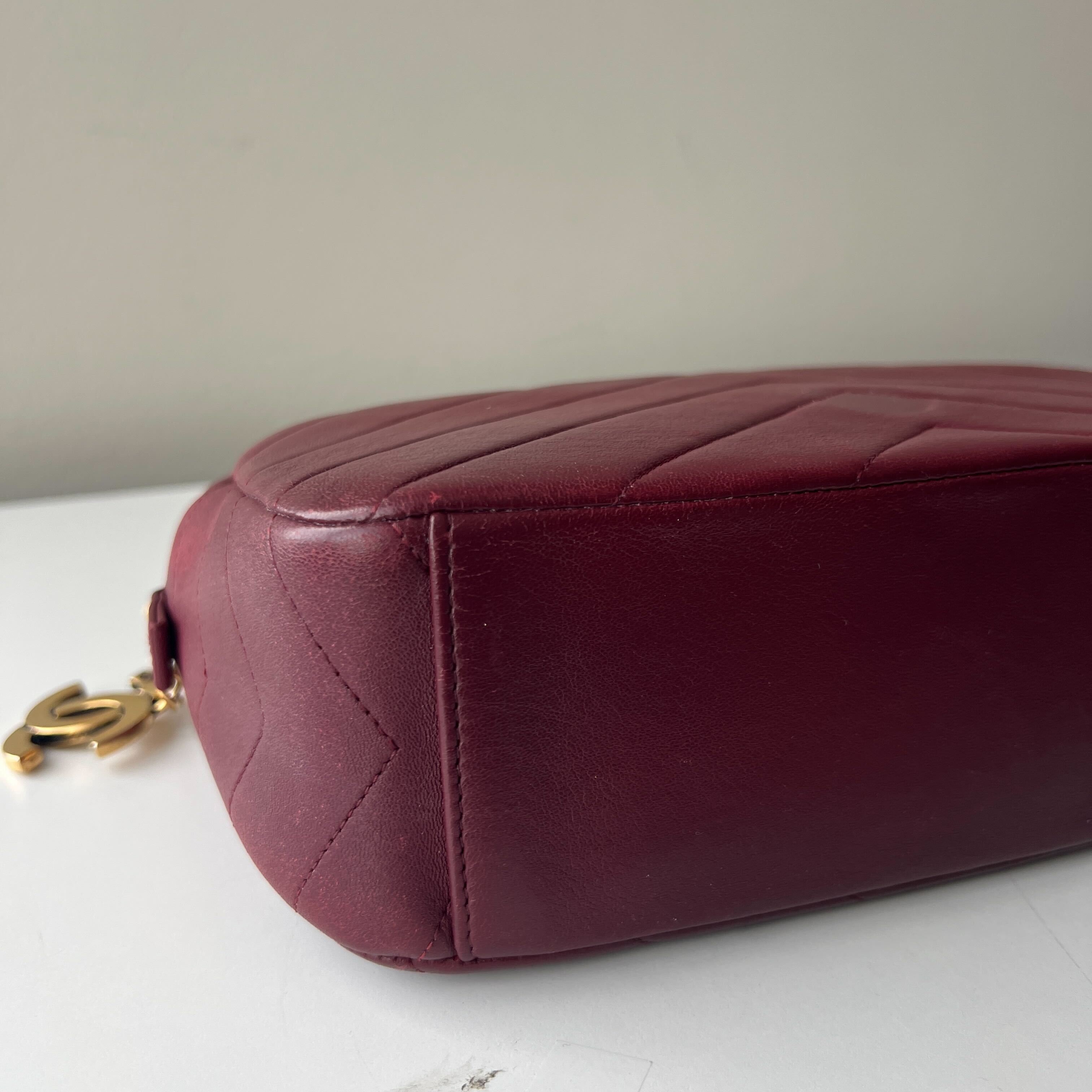 Chanel Chevron Camera Bag with Detachable Flap Wallet