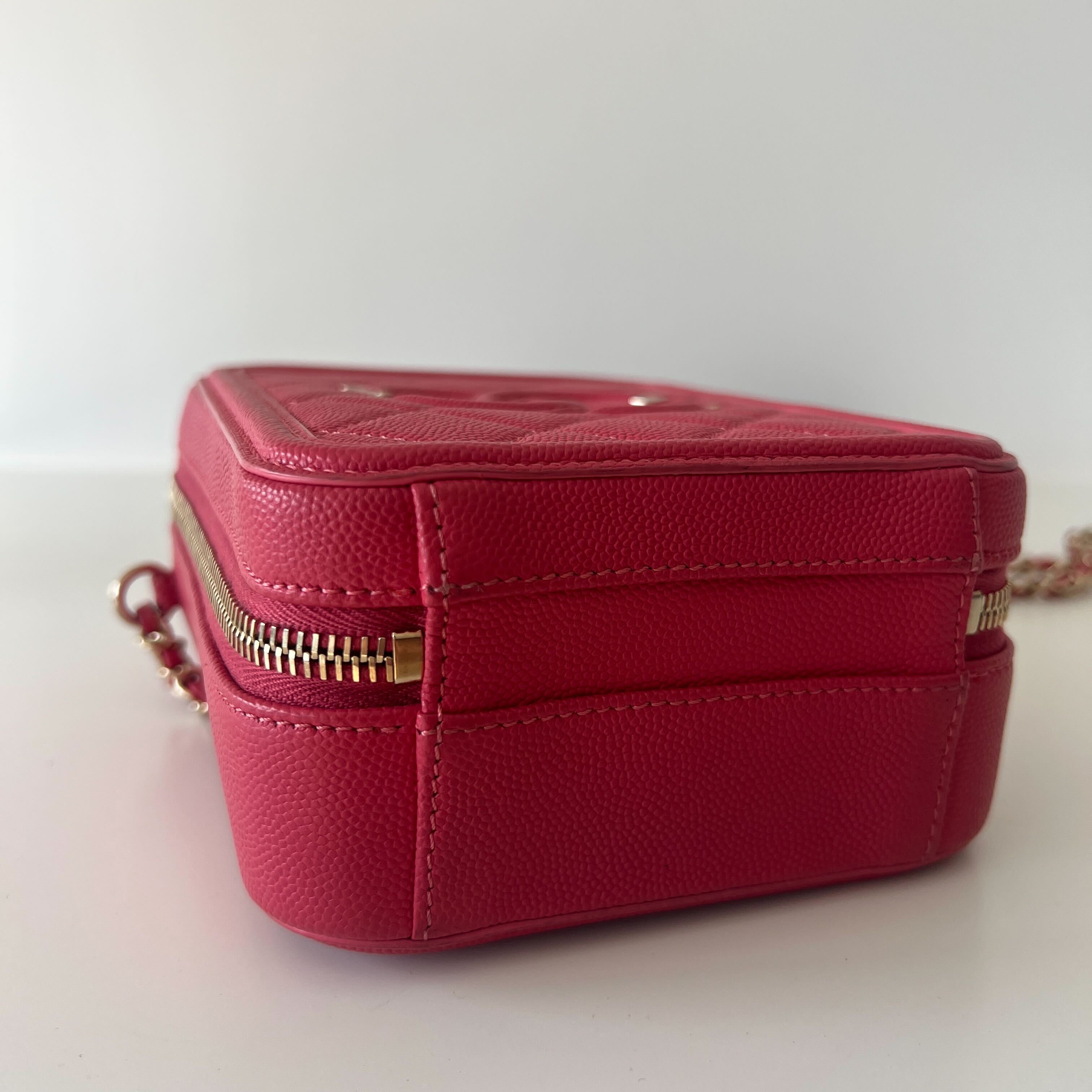 Chanel Filigree Vertical Vanity Case