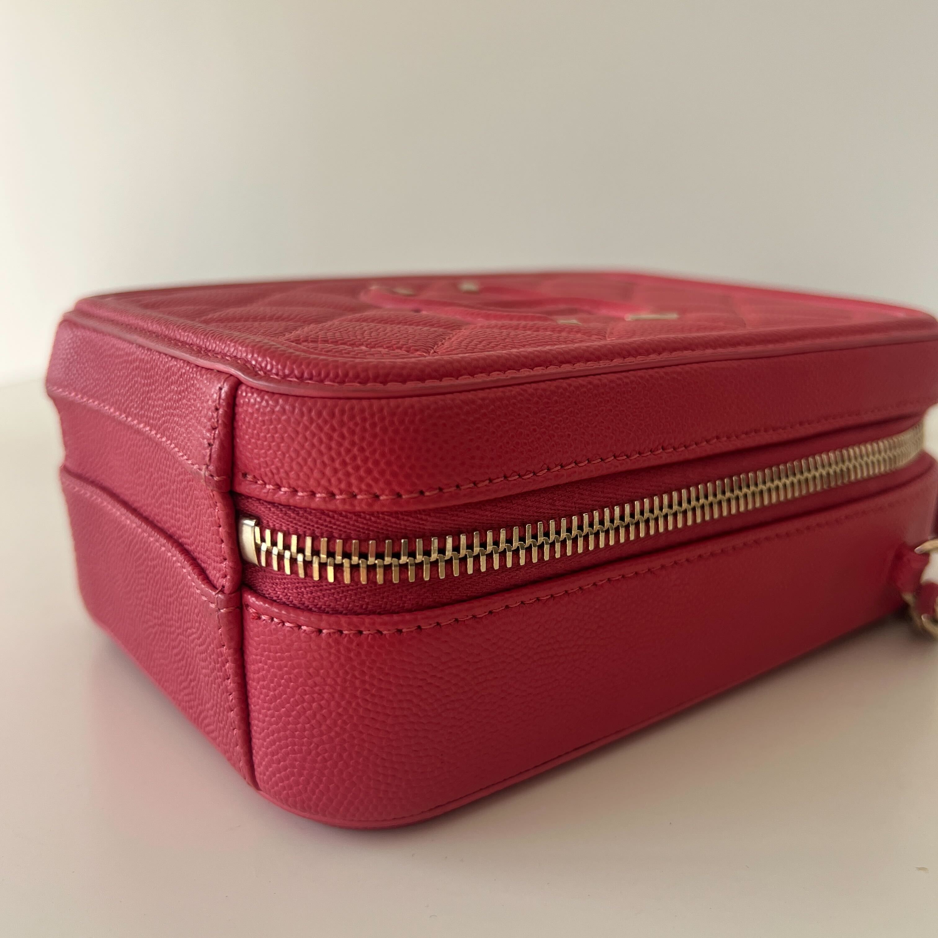 Chanel Filigree Vertical Vanity Case