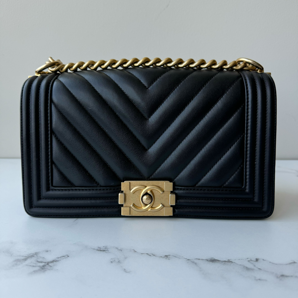 Chanel Chevron Le Boy