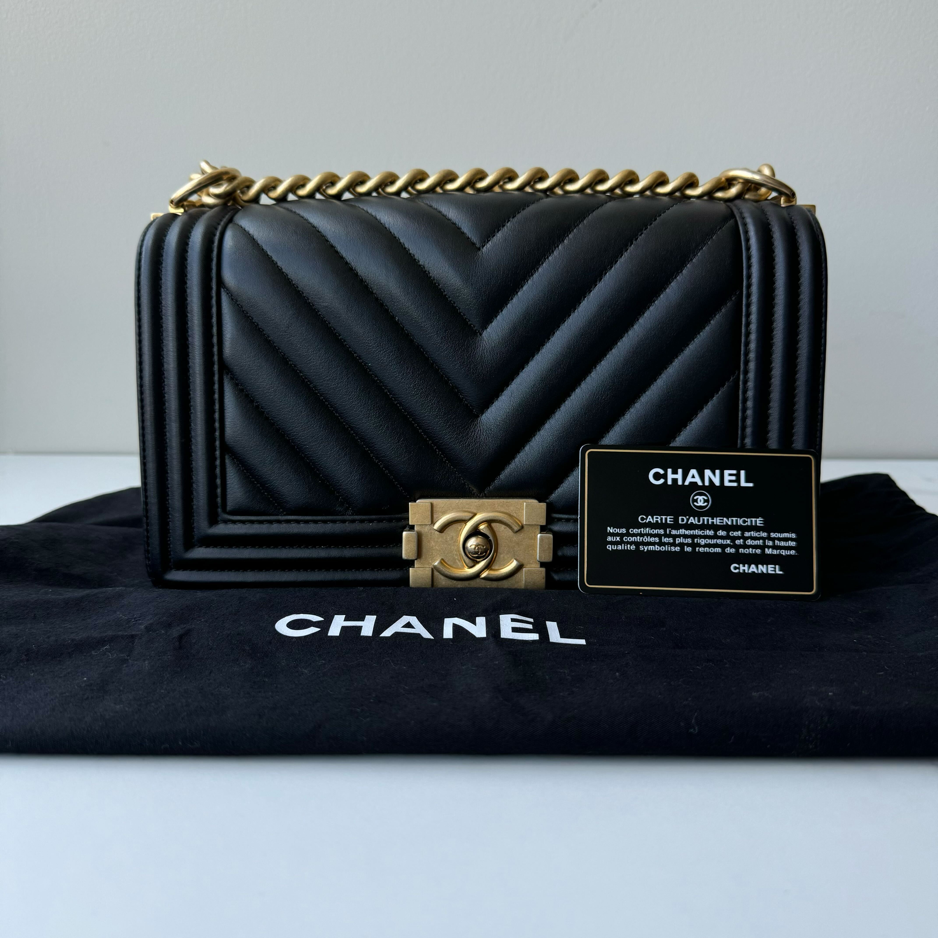 Chanel Chevron Le Boy