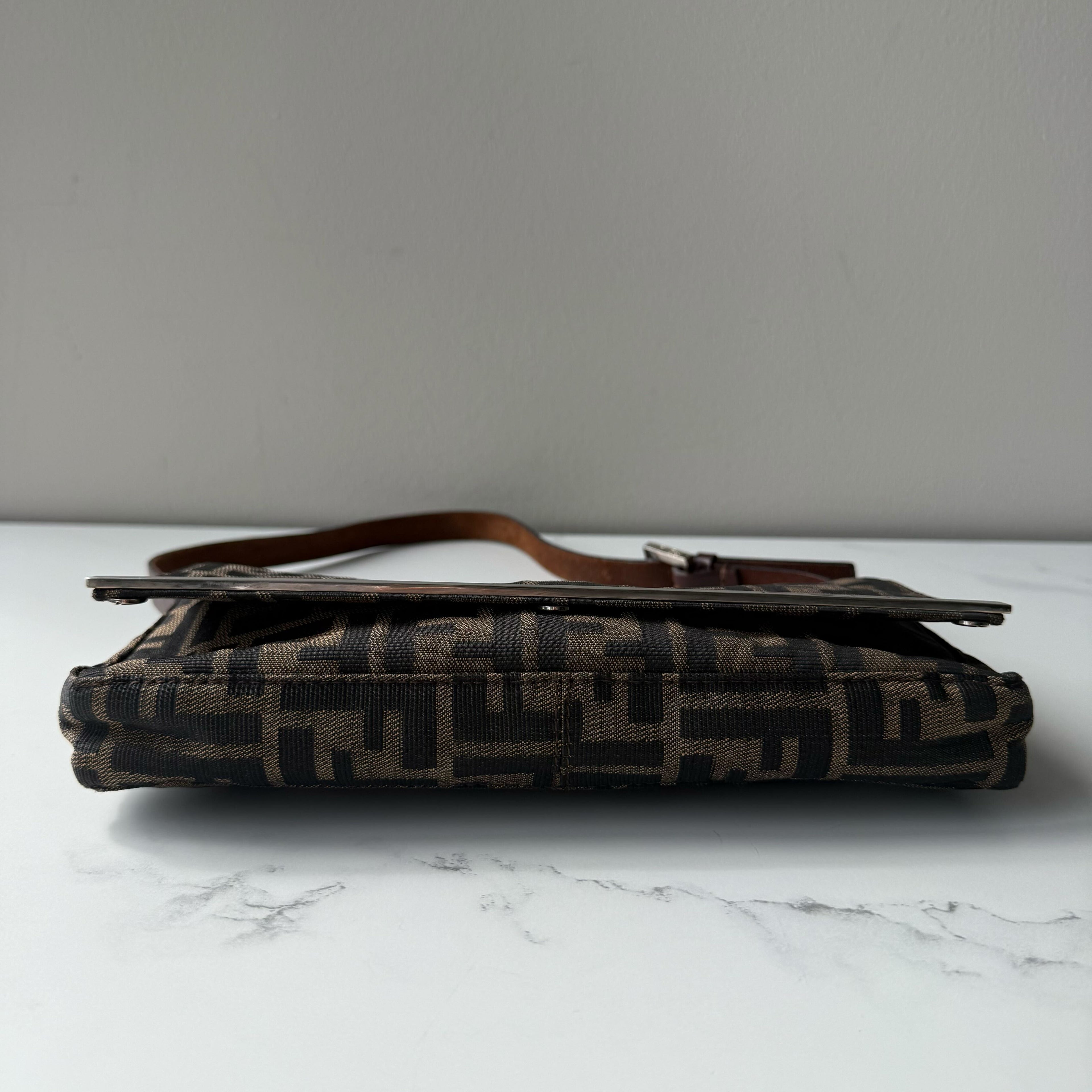 Fendi Metal Bar Shoulder Bag