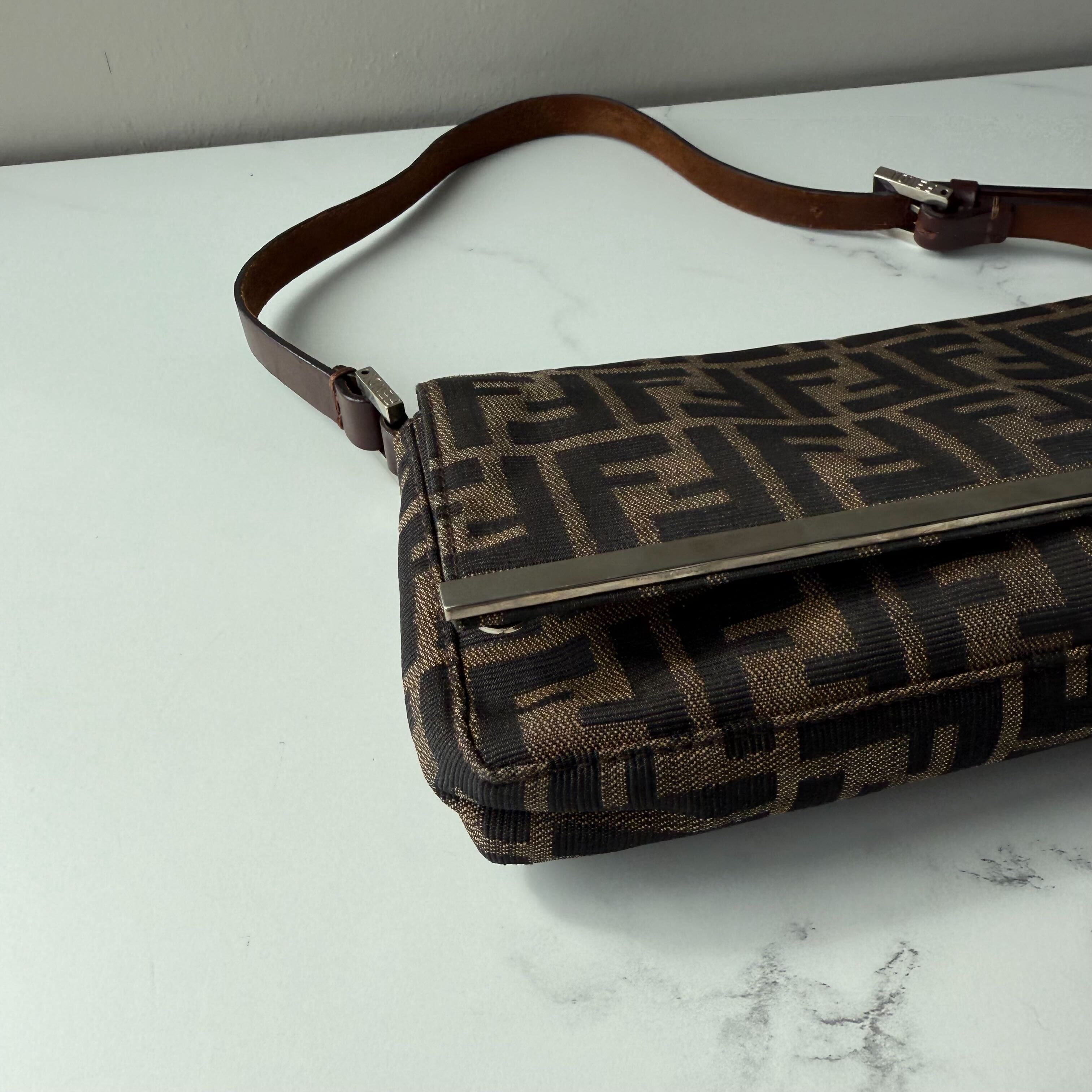 Fendi Metal Bar Shoulder Bag