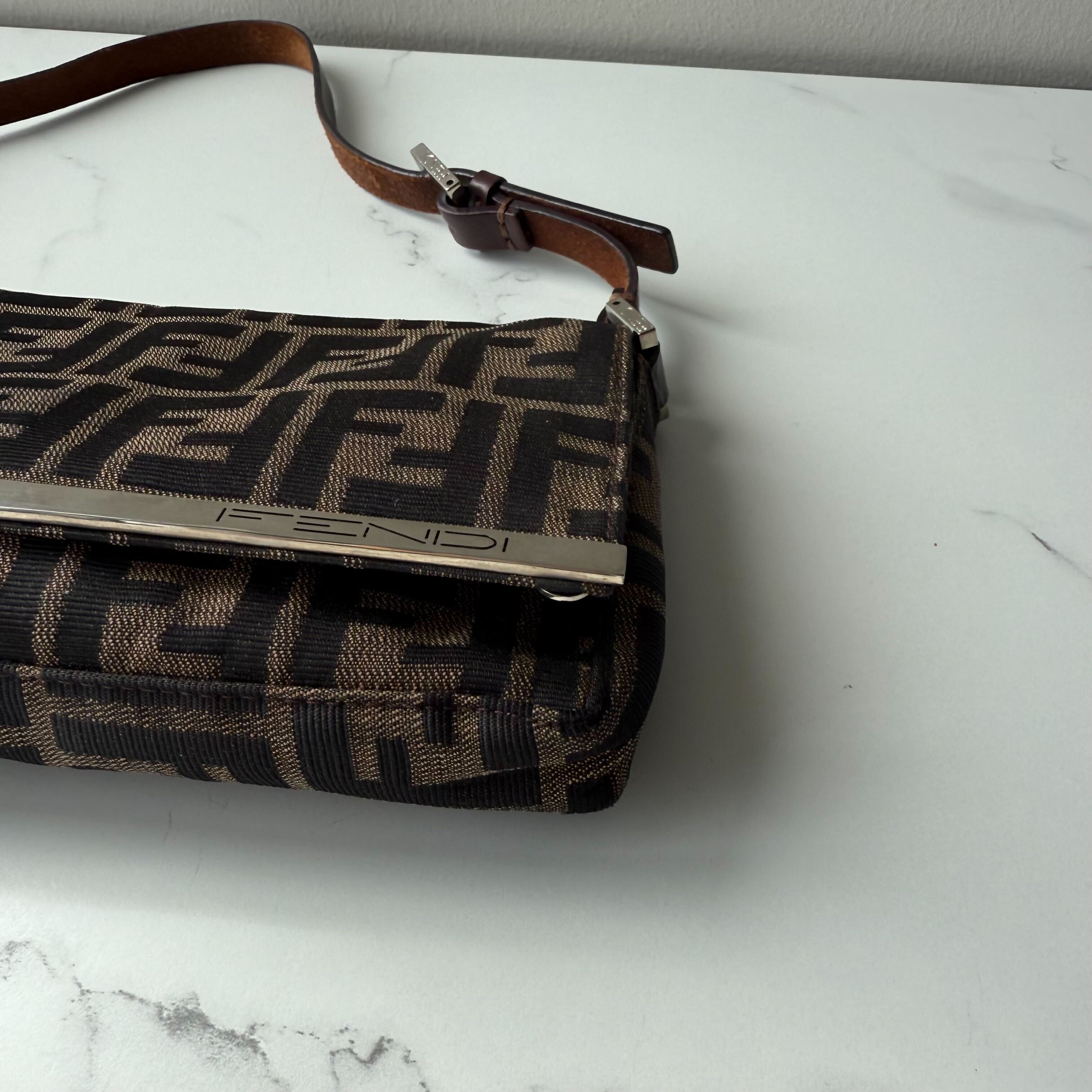 Fendi Metal Bar Shoulder Bag
