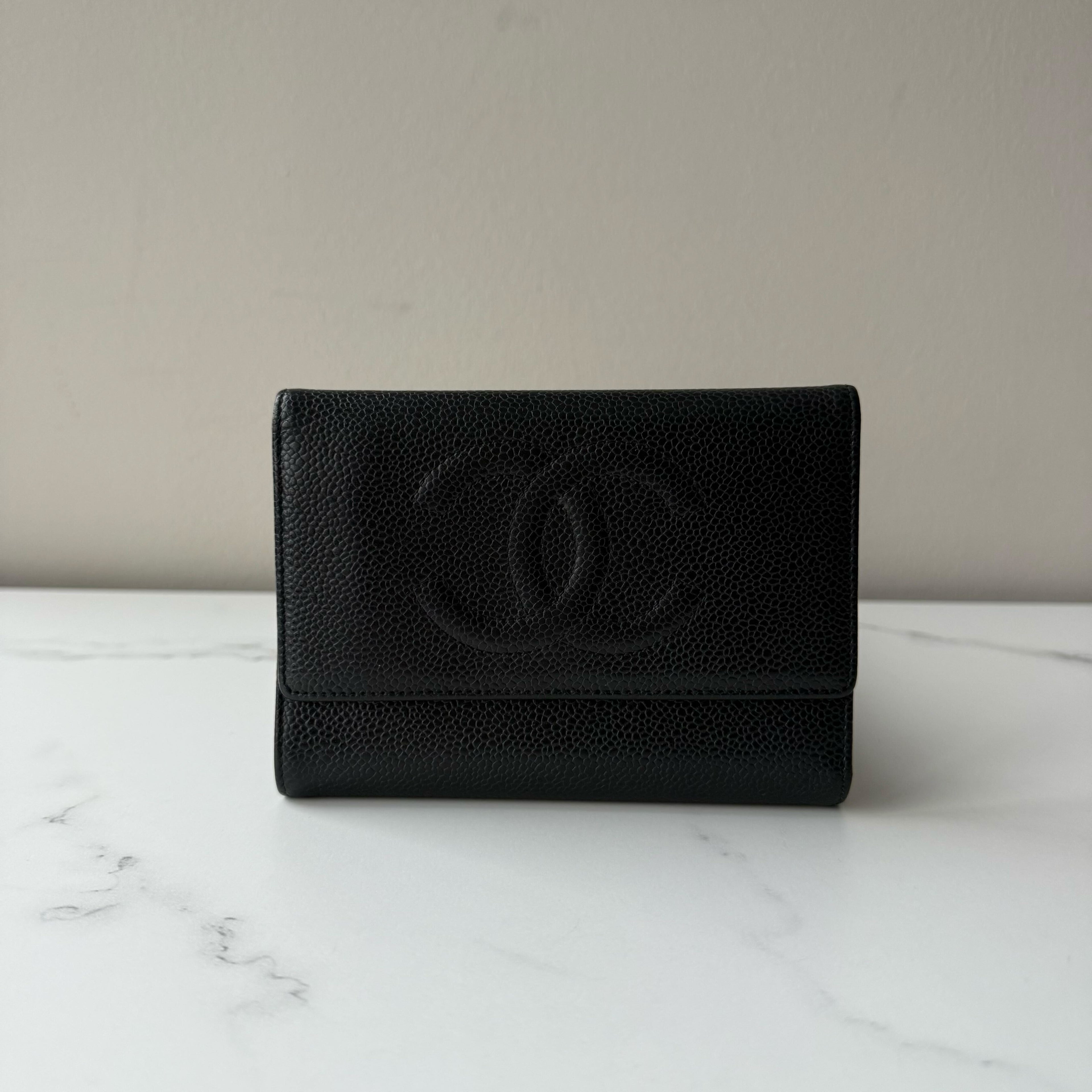 Chanel Coco Mark Trifold Wallet