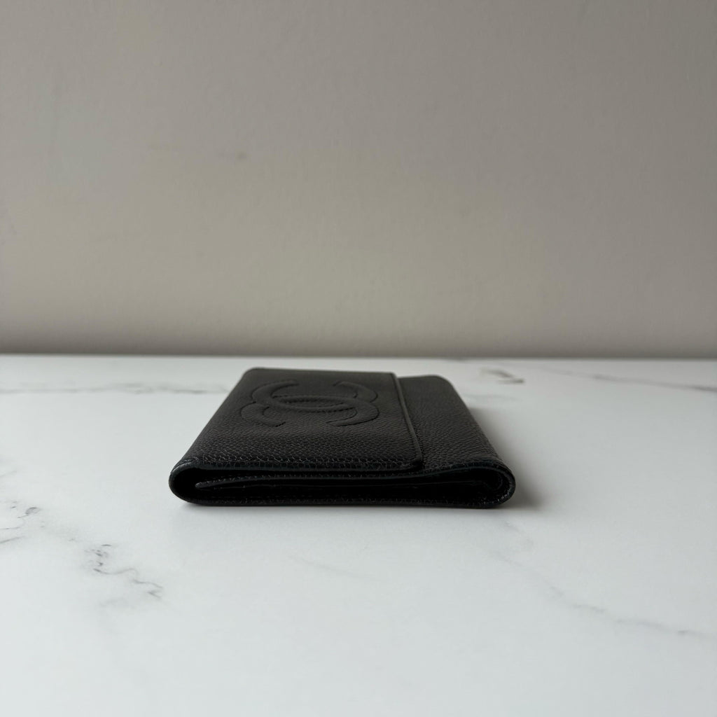 Chanel Coco Mark Trifold Wallet