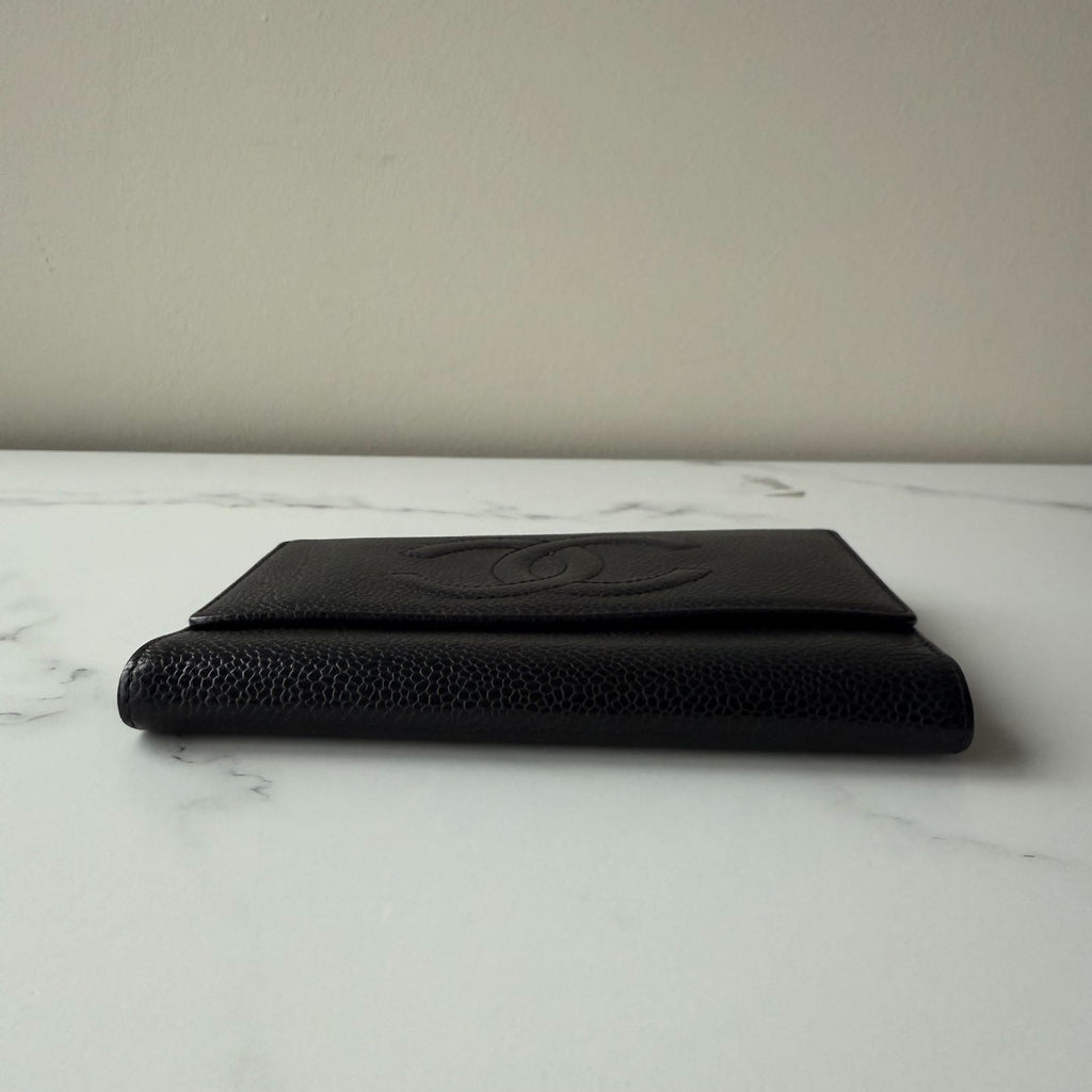 Chanel Coco Mark Trifold Wallet