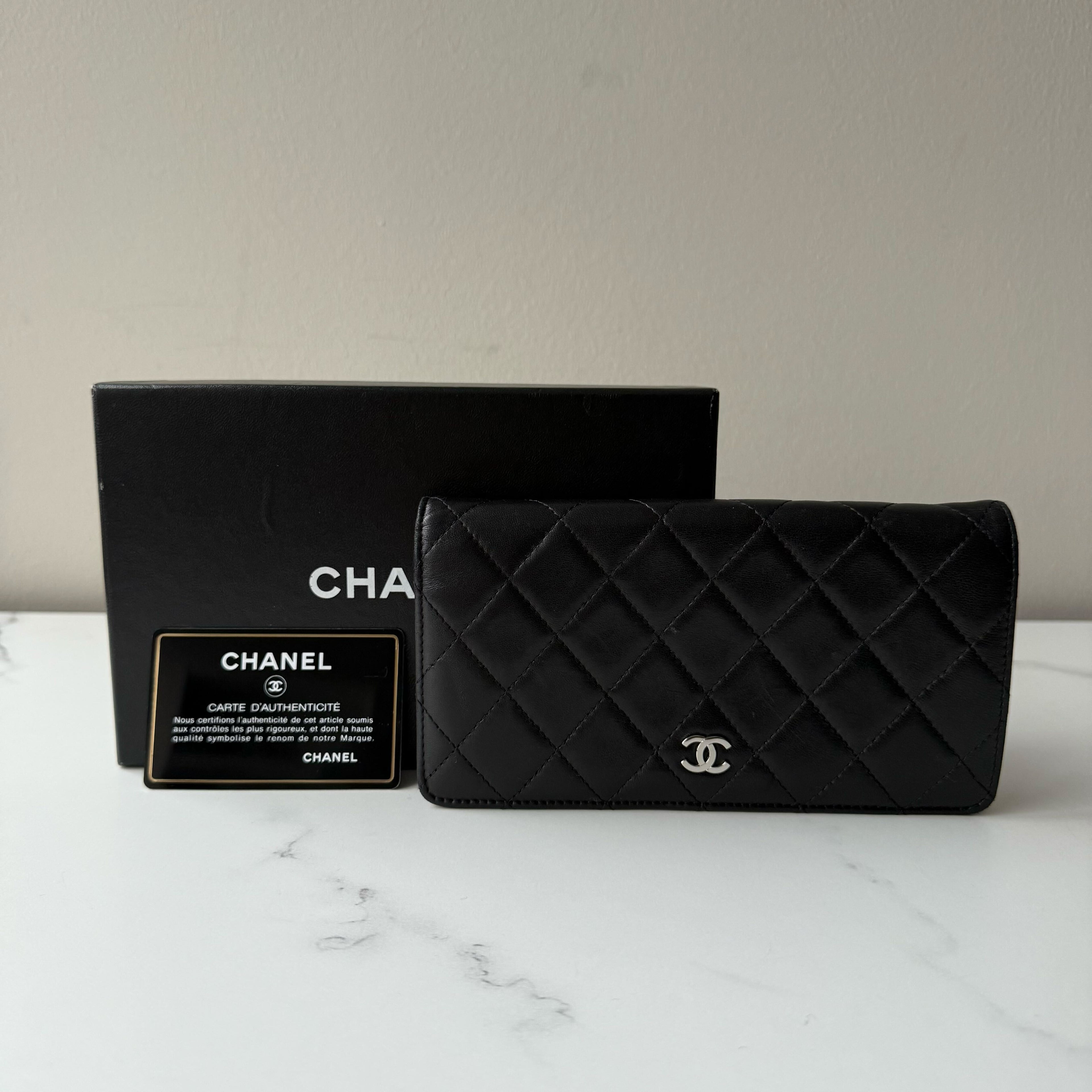 Chanel Matelasse Bi-fold Long Wallet