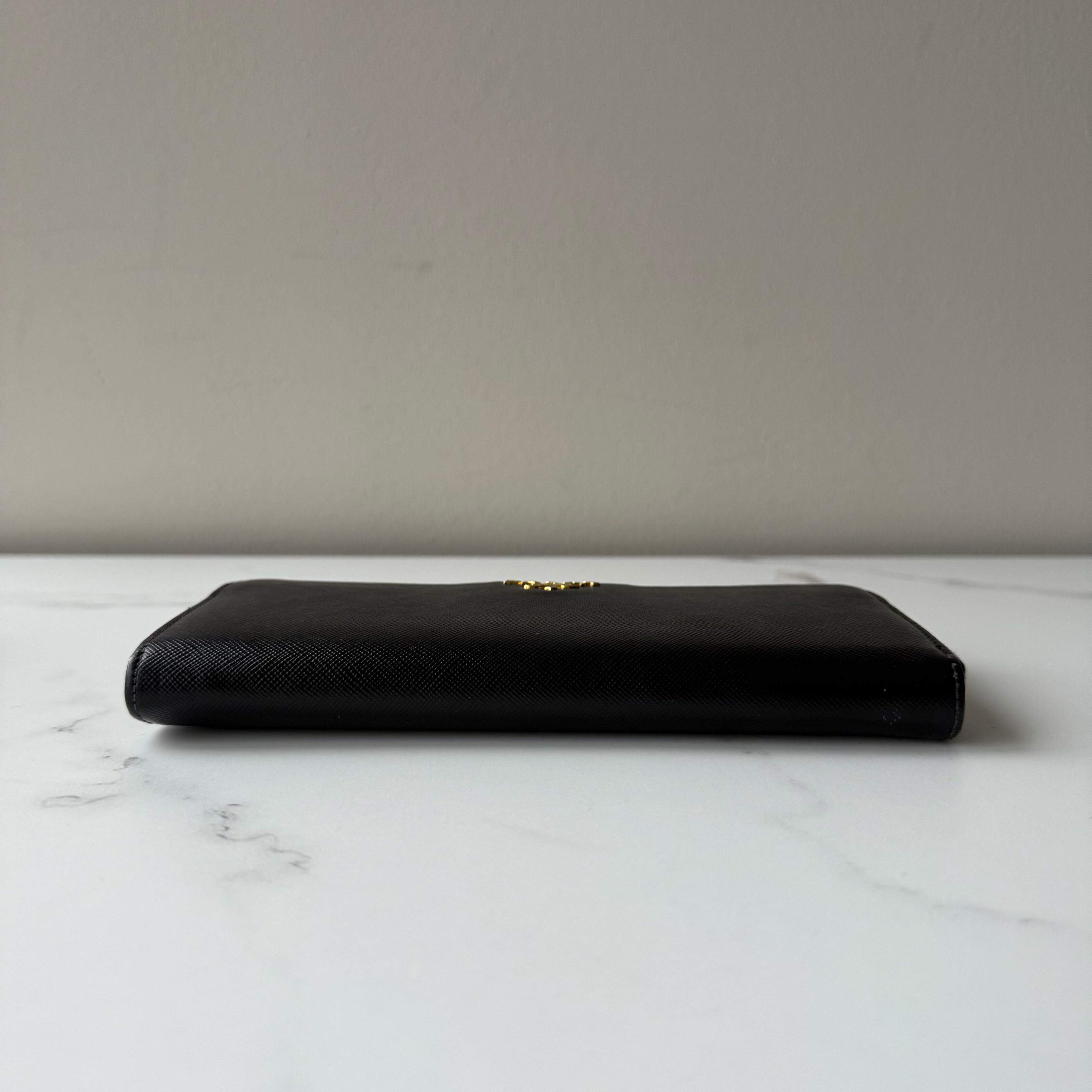 Prada Long Zip Wallet