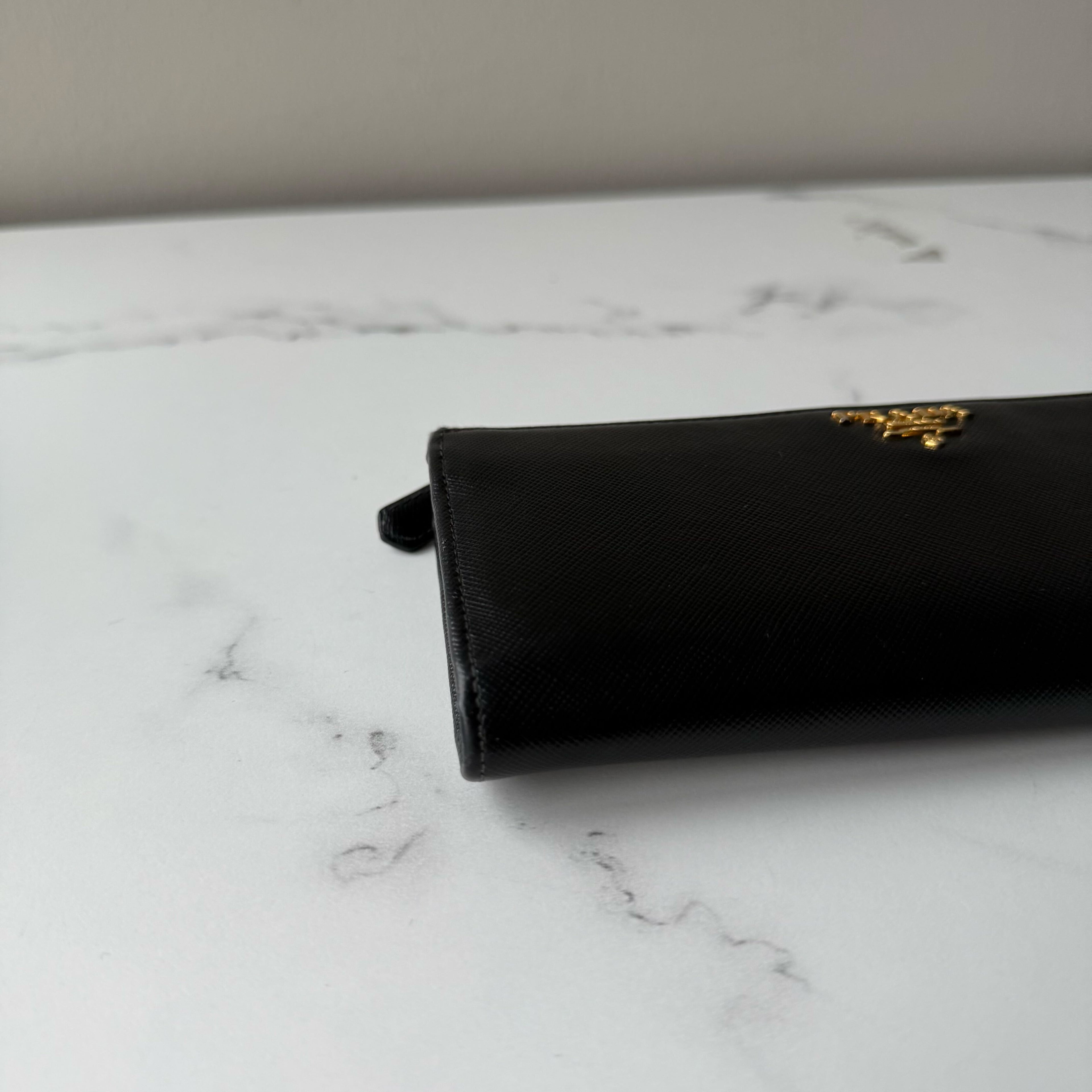 Prada Long Zip Wallet