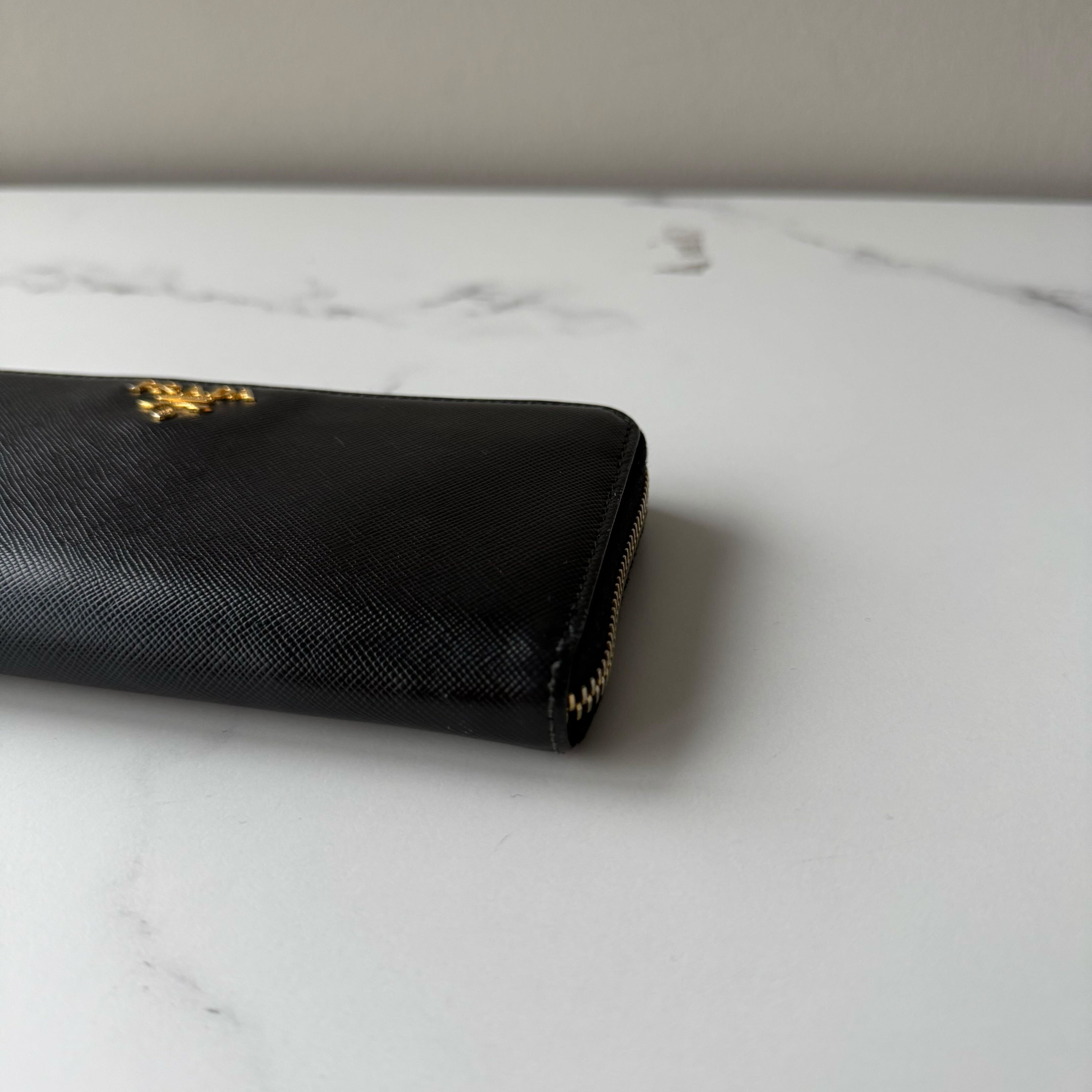 Prada Long Zip Wallet